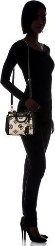 Vista 6 de GUESS Katey Mini bolsa Estampado negro floral