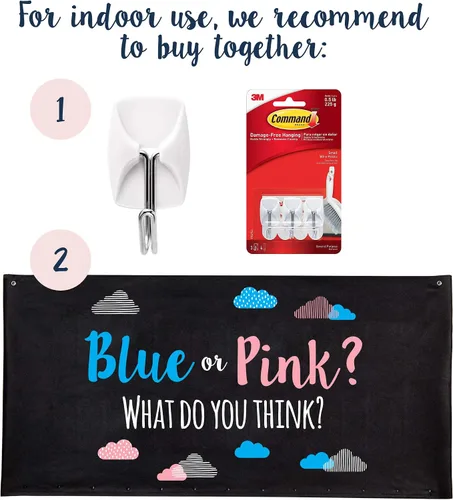 Vista 5 de Pop Fizz Designs Bolsa de globo para revelación de género ¿Azul o rosa?