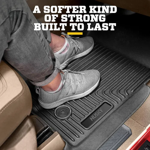 Vista 4 de Husky Liners Alfombrillas Weatherbeater Compatible con Chevrolet Silverado y GMC Sierra 1500 2019-2026, Nuevo Cuerpo y Silverado/Sierra 2022-2026
