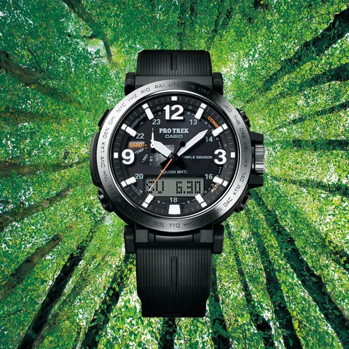Vista 2 de Casio Pro Trek PRW-6611Y-1CR - Reloj solar resistente para hombre Negro