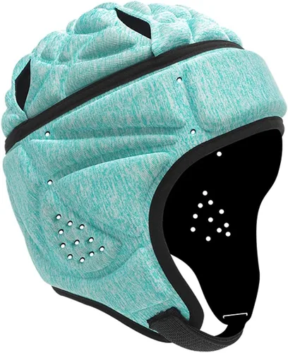 Vista 12 de Casco de rugby acolchado protector suave para hockey fútbol fútbol portero for Hockey, 7v7 Flag Football, Soccer Goalie