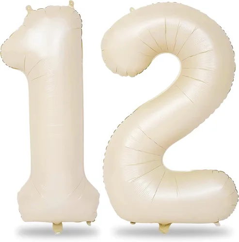 Vista 63 de Globos negros del número 10 para decoraciones de cumpleaños número 10, globos de helio de mylar de lámina de 40 pulgadas negros del número 1 & 0