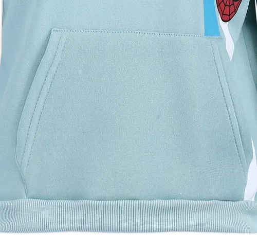 Vista 4 de Marvel Spider-Man - Conjunto de sudadera y pantalones para niños pequeños y grandes - Verde