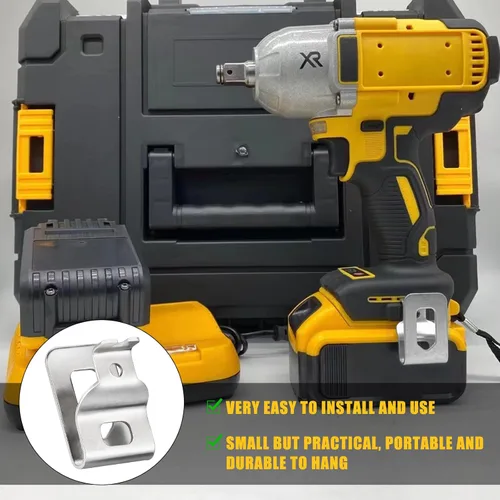 Vista 3 de Clips de cinturón para Dewalt, paquete de 2 ganchos de clip para cinturón de taladro Dewalt para Dewalt N268241 apto para herramientas eléctricas
