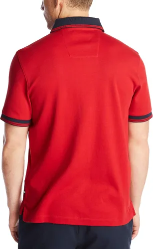 Vista 3 de Nautica Polo de manga corta 100% algodón con punta de hombre