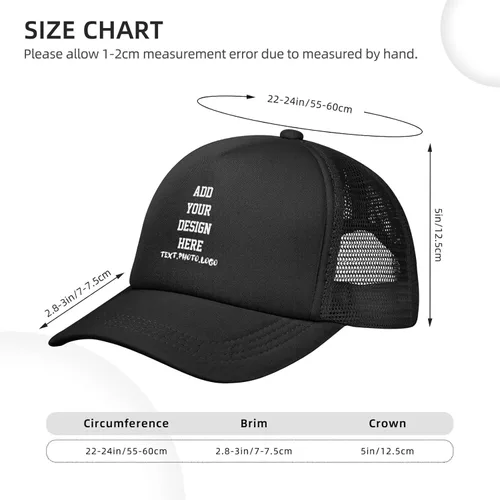 Vista 2 de Sombrero personalizado para diseñar el tuyo, sombreros clásicos personalizados para hombres y mujeres, gorra de béisbol personalizable para papá