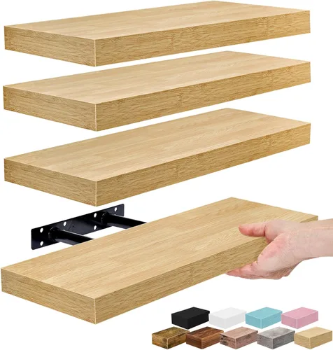 Vista 42 de Sorbus Estantes flotantes para pared, estante flotante de 16 pulgadas para cocina, dormitorio, sala de estar, baño, hogar y decoración de pared