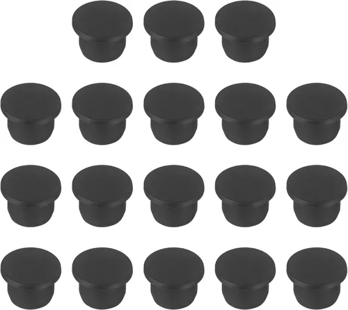 Vista 43 de MECCANIXITY - Tapones de silicona en forma de T (26mm, 1 pulgada de diámetro), color negro