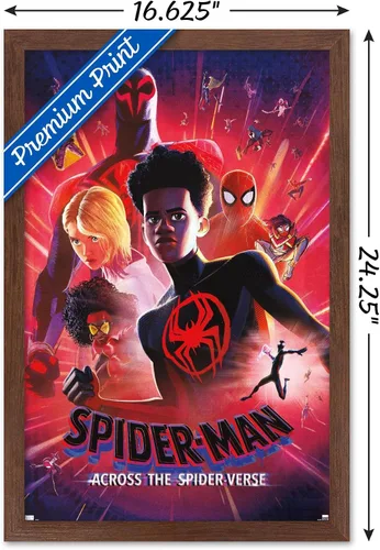 Vista 3 de Trends International Marvel Spider-Man: Across The Spider-Verse - Póster estático de pared de una hoja, 22.4 pulgadas de largo x 14.7 W, versión