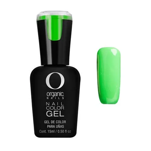 Vista 5 de Organic Nails Gel Color Group Glow It (azul brillante)