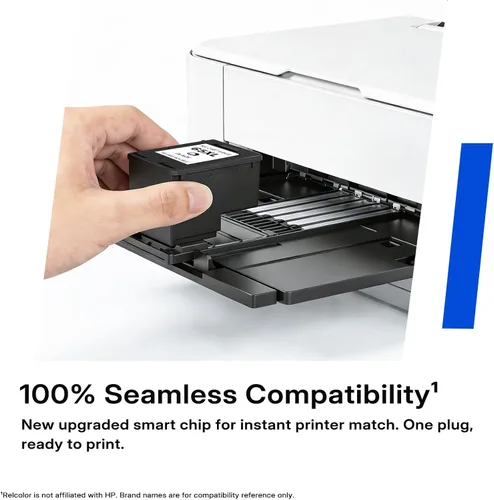 Vista 7 de Paquete combinado de cartuchos de tinta negro y a color remanufacturados 65 XL, repuesto para cartuchos HP 65 y 65XL (HP65), compatibles