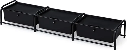 Vista 6 de Suprima® Almacenamiento Debajo de la Cama - Tapa 3 Sección - Blanco
