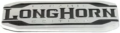 Vista 2 de Mopar 68290865AB - Placa de identificación Laramie Longhorn Edition Emblema para portón trasero