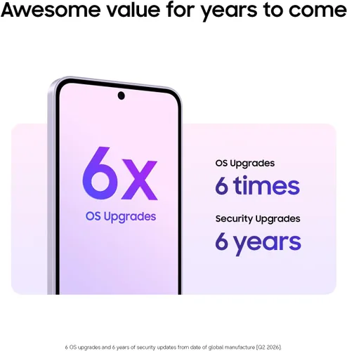 Vista 9 de Samsung Galaxy A37 5G (2026), teléfono inteligente Android desbloqueado + Buds3 FE + 128GB, pantalla AMOLED, triple cámara, IP68, teléfono delgado