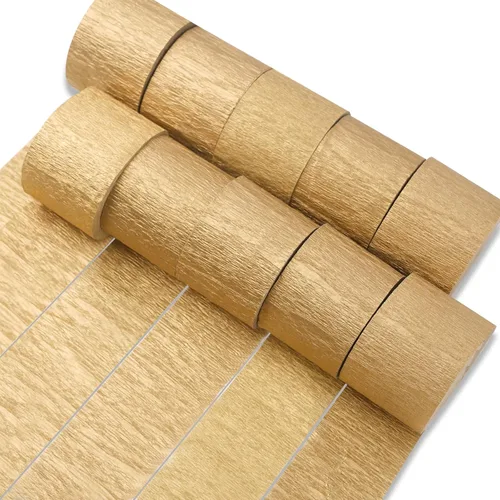 Vista 19 de PartyWoo Serpentinas de papel crepé negro dorado y plateado, 10 rollos de 820 pies, paquete de papel crepé para graduación, Navidad, Año Nuevo