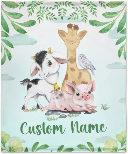 Vista 62 de Manta personalizada con nombre, suave, acogedora y ligera, con nombre para sofá o cama, regalo personalizado, unisex, tamaño XS, 40 x 30 pulgadas