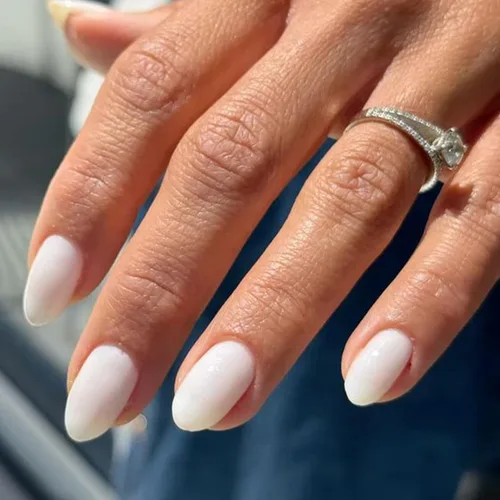 Vista 10 de modelones Uñas cortas a presión, kit de uñas postizas ovaladas