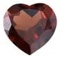 Vista 3 de Mysticdrop 0.70-1.20 Cts de 0.236x0.236 in Corazón AAA Granate Mozambique (1 pc) Piedra Preciosa Suelta, Gema, granate