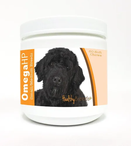 Vista 65 de Healthy Breeds Affenpinscher Omega HP - Masticables suaves para piel y pelaje, 60