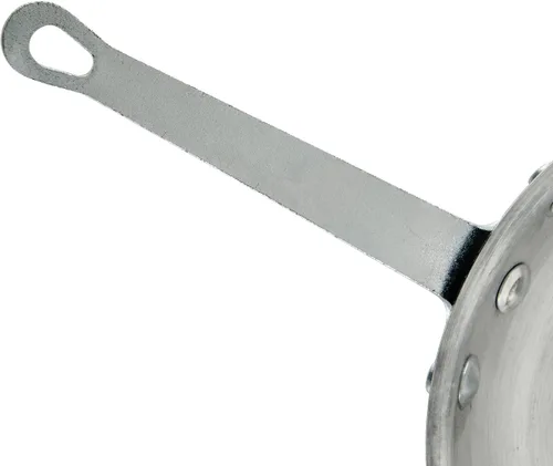 Vista 6 de Winco Sartén/sartén de aluminio de grado comercial, acabado satinado, 8 pulgadas