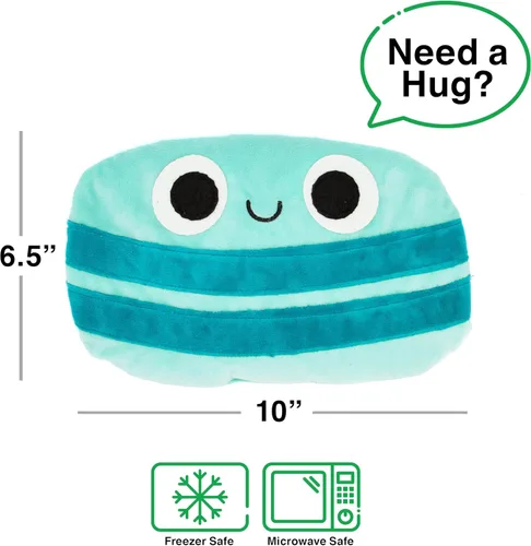 Vista 2 de GAMAGO Almohadilla térmica Macaron y almohada abrazable – Almohadilla térmica para microondas para calambres, dolores y alivio de la ansiedad