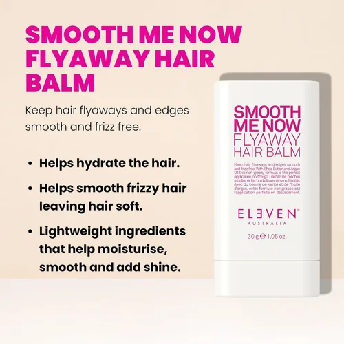 Vista 2 de ELEVEN AUSTRALIA Smooth Me Now Flyaway - Bálsamo para el cabello, vegano, 1.05 onzas líquidas