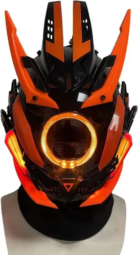 Vista 14 de Future Tech - Colección de máscaras brillantes para fiestas de disfraces