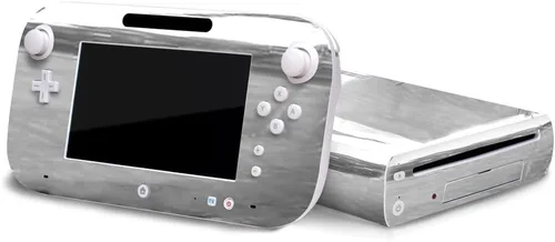 Vista 14 de Black Chrome Mirror Vinyl Decal Faceplate Mod Skin Kit by System Skins - Compatible with Nintendo Wii U Console