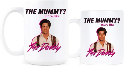 Vista 2 de The Mummy More Like The Daddy - Taza blanca, 15 onzas, color blanco