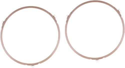 Vista 10 de Garneck Soporte de rodillo para bandeja de 4 unidades, soporte para placa de microondas, placa de microondas, bandeja de microondas, rodillo