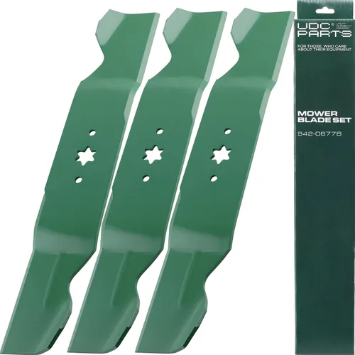 Vista 46 de UDC Parts 103-6401 Hojas de cortadora para Exmark de 48 pulgadas 103-6401-S 103-6381-S 103-6381 103-6391-S 103-6391 103-6396 103-6396-S Lazer Z Turf