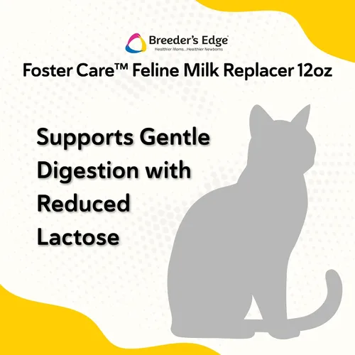 Vista 5 de Breeder's Edge Foster Care - Reemplazo de leche en polvo para gatitos felinos, fórmula para recién nacidos y gatos adultos, nutrición completa