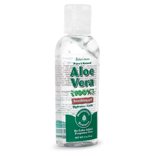 Vista 6 de Eden Dews Gel orgánico de aloe vera 100% gel, hidratante, cuidado de la piel y el cabello, fabricado en Estados Unidos, sin perfume (1, (2 onzas)