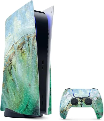 Vista 59 de MightySkins - Skin para juegos con purpurina brillante para PS5 y PlayStation 5, ágata amatista, acabado duradero con purpurina de alto brillo