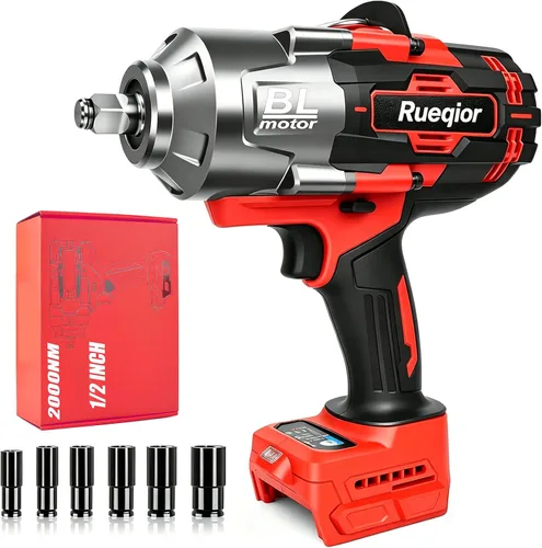 Vista 14 de Cordless Impact Wrench 1/2" Compatible with Makita 18V Battery, Impact Wrench 1000FT-LBS(1360N.m) High Torque Brushless Electric Impact Power Impact