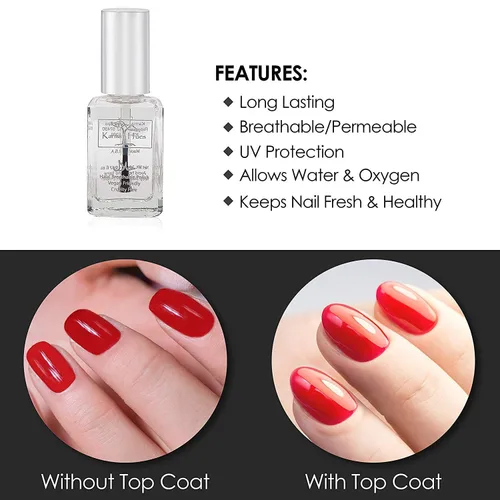 Vista 4 de Karma Organic Paquete de removedor de esmalte y capa base – Removedor de esmalte de uñas natural de soja lavanda (4 onzas líquidas) con capa