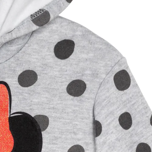 Vista 7 de Disney Minnie Mouse - Sudadera con capucha de forro polar para niñas pequeñas
