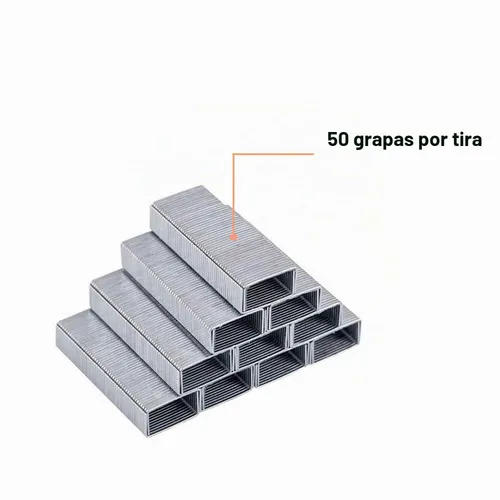 Vista 2 de Alsisk Paquete de 4000 mini grapas No.10 (más pequeñas que las grapas estándar). Plata
