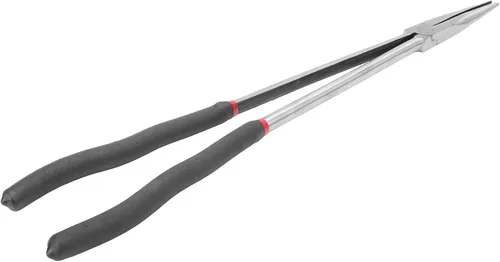Vista 7 de Alicates de punta extra, alicates de punta de aguja de 16 pulgadas con asa, alicates extendidos rectos con mandíbula cónica para trabajar