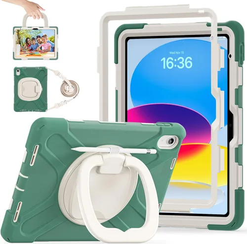 Vista 17 de Funda para iPad de 11ª Generación 11" (A16) 2025, iPad de 10ª Generación 10.9" 2022, Funda a Prueba de Golpes para Niños con Protector de Pantalla