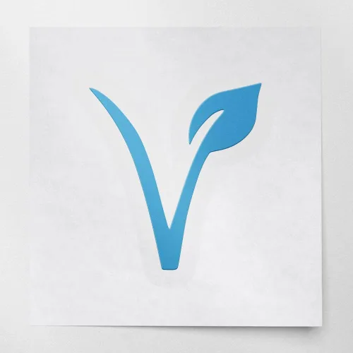 Vista 21 de ANDstic87343aBE - Adhesivos de vinilo impermeable de alta calidad con símbolo vegano y vegetariano (azul celeste) para laptop, smartphone, coche
