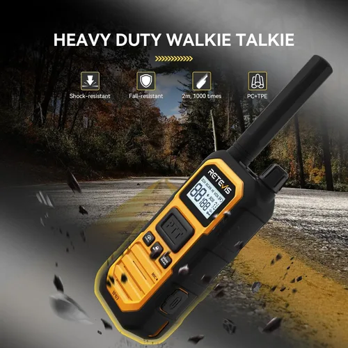 Vista 3 de Retevis RB48PLUS GMRS Walkie Talkies de largo alcance, IP67 impermeable