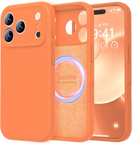 Vista 404 de LOVE 3000 Diseñada para Funda iPhone Air, Silicona Premium [Compatible con Magsafe][Forro de Microfibra Suave Anti-Rayones] Funda Protectora