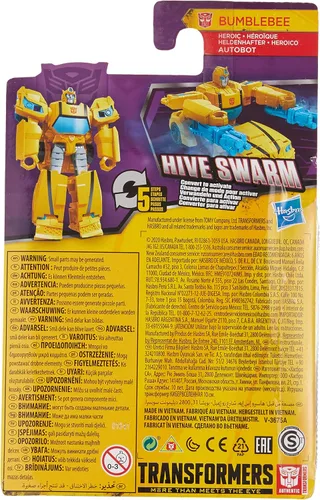 Vista 2 de Transformers Cyberverse Aventuras Acción Atacantes HIVE Enjambre Abejorro