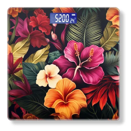 Vista 4 de Báscula digital para peso corporal, báscula de peso de baño de alta precisión, 400 libras con pantalla retroiluminada, báscula personalizada