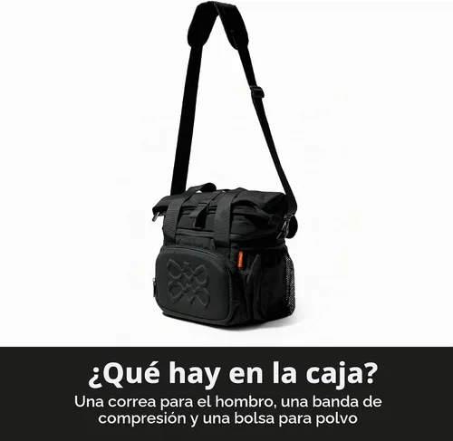 Vista 10 de Lonchera aislada de doble compartimento, con 2 compartimentos a prueba de fugas y tapa enrollable, lonchera de 13L para el trabajo (Negro)