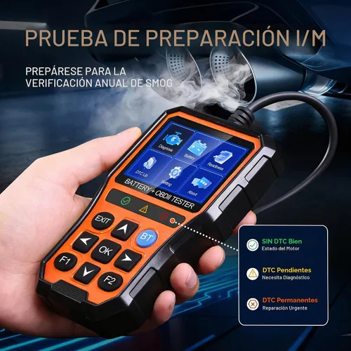 Vista 4 de 2-en-1 PRO OBD2 escáner herramienta de diagnóstico, lector de código