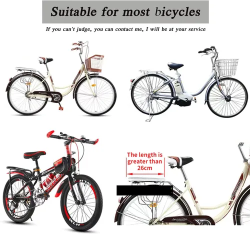 Vista 5 de Asiento de bicicleta para niños, asiento trasero de bicicleta de bebé, asiento trasero para niños, soporte de seguridad para bicicleta de adulto