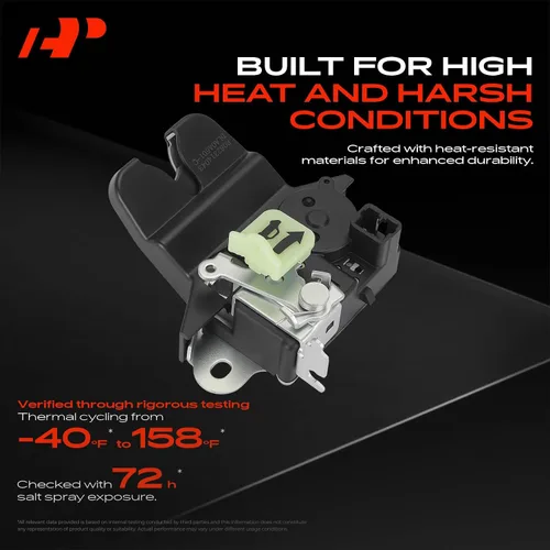 Vista 4 de A-Premium Pestillo de maletero compatible con Hyundai Sonata 2008-2010, Genesis Coupe 2010-2016, actuador de pestillo de bloqueo de puerta trasera