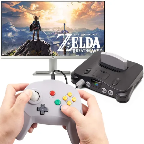 Vista 8 de miadore 2 Pack Classic N64 Controller Game Pads Joystick for N64 Video Game System N64 Console (GrayJungle Green)